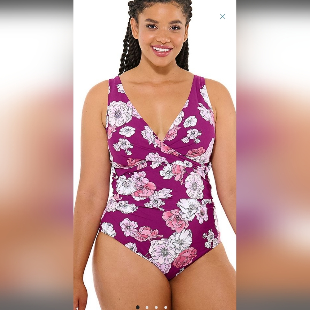 Plus size One piece swimsuit